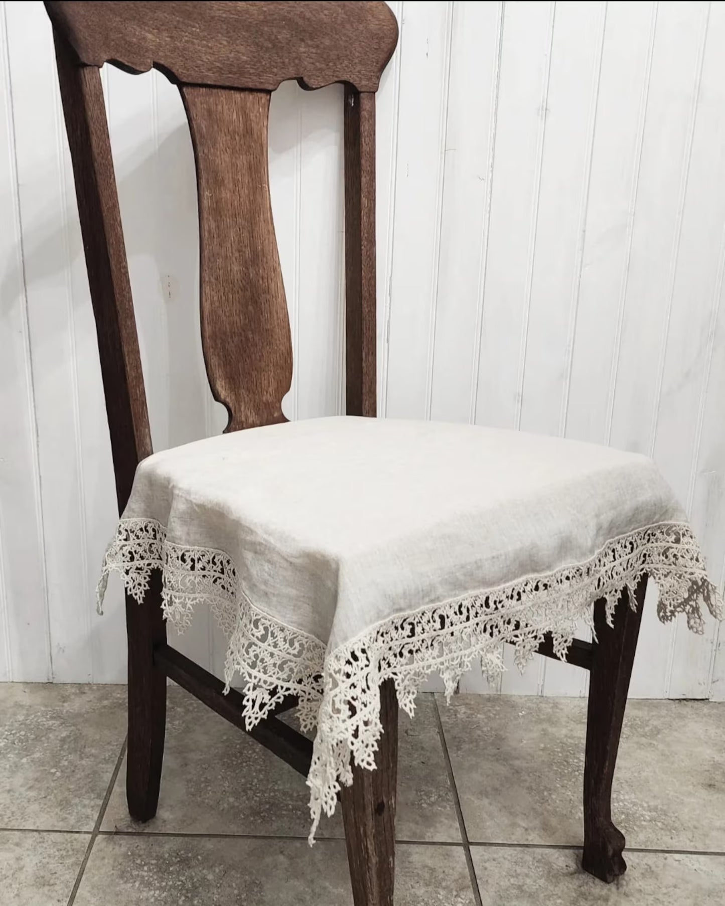 Lace Chair Seat Cover