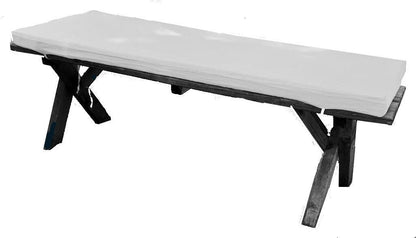 Bench Cushion Pad Cover Without Insert Custom length 100% Linen