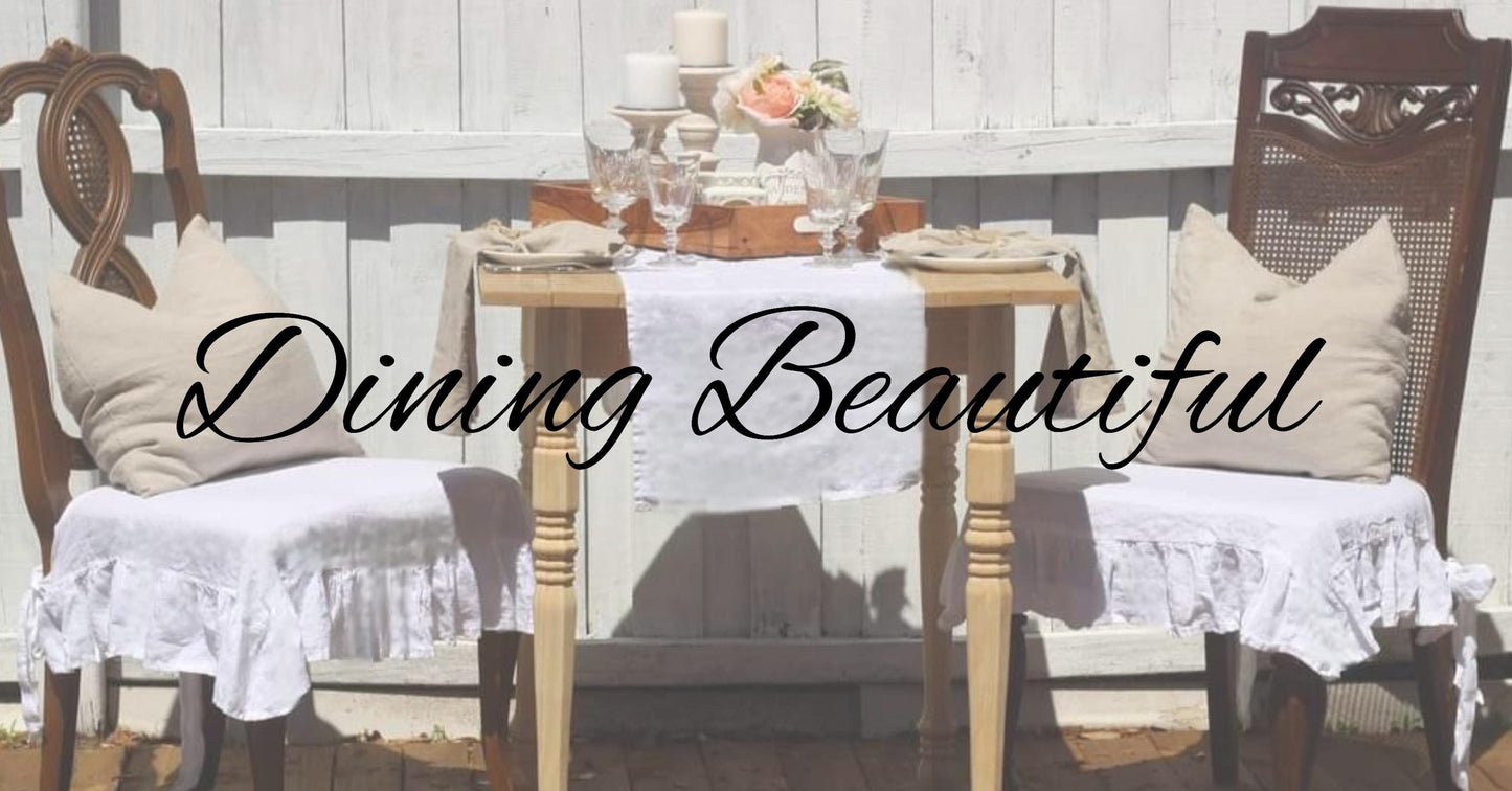 Table Runner White Long 100% Linen