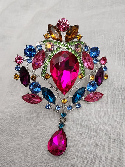 Set 6 Colorful Rhinestone Napkin Rings