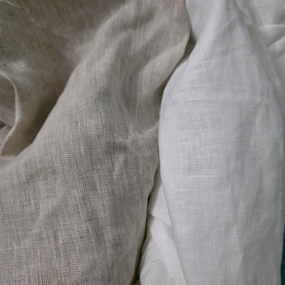 Chair Seat Cover with 4 sided Ruffle in Natural