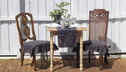 Table Runner 100% Linen Gray 13 x 51 inches