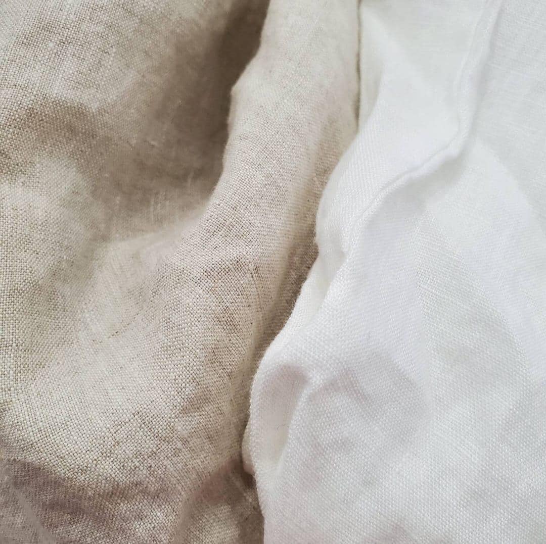 Zippered 4 sided Ruffle Chair Cushion Pad Covers 100% Linen